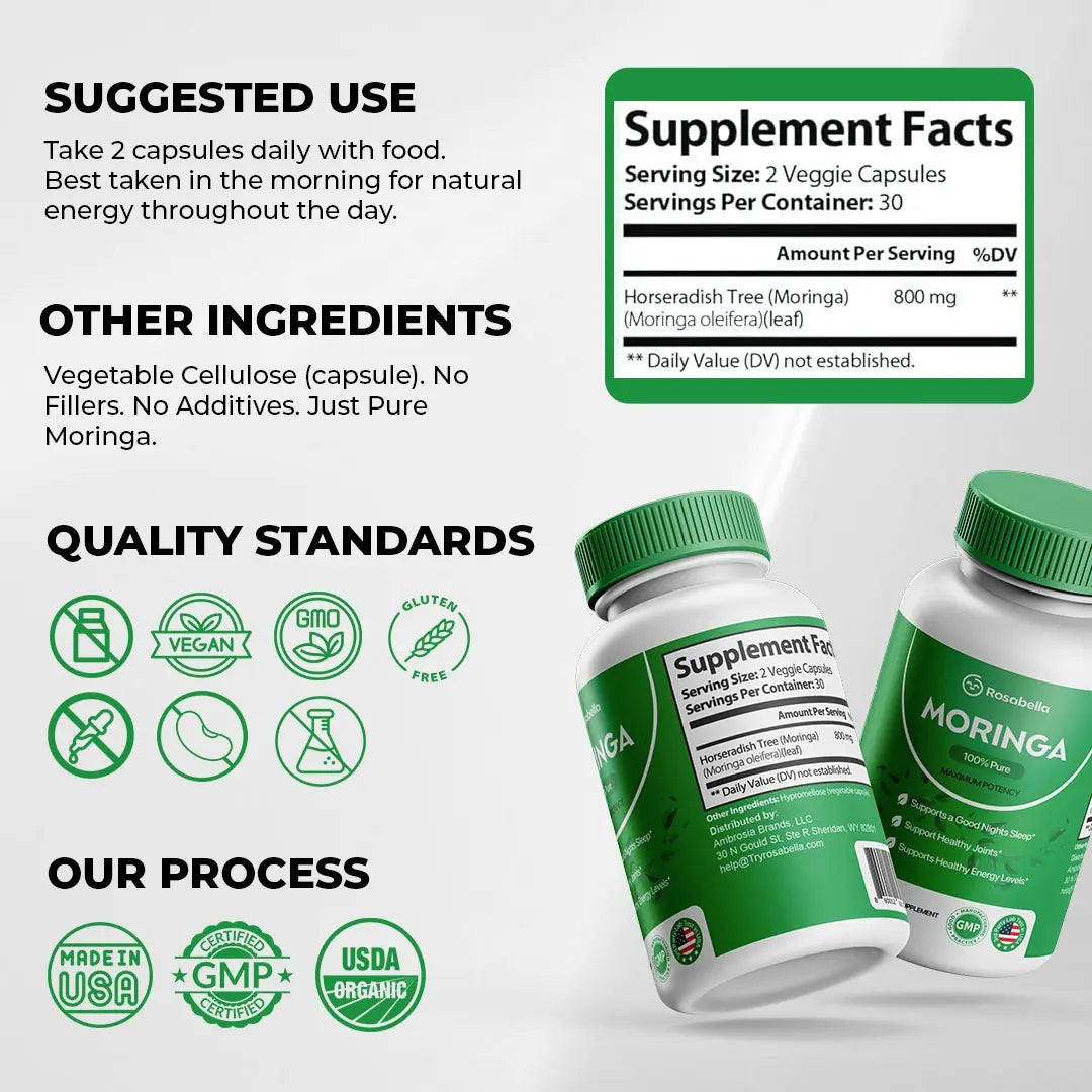 Ayrula Moringa – Naturally Lowers Cortisol To Help Restore Balance Inside and Out